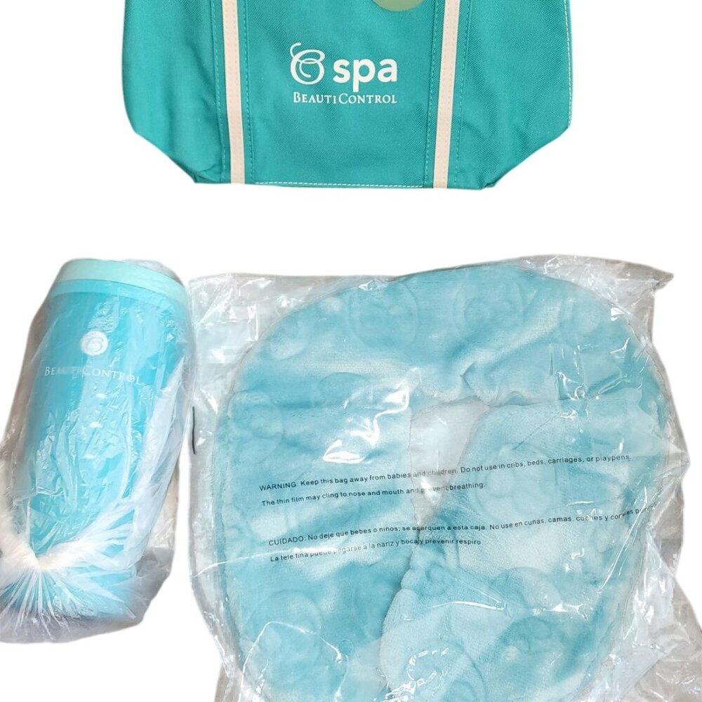 Beauty Control / Tupperware Neck Wrap Insulated Tumbler Make up Bag NEW